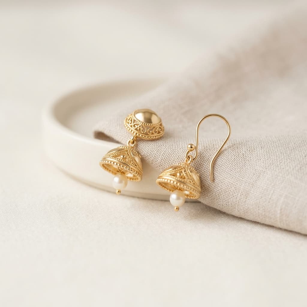 Zara Everyday Pearl Jhumka